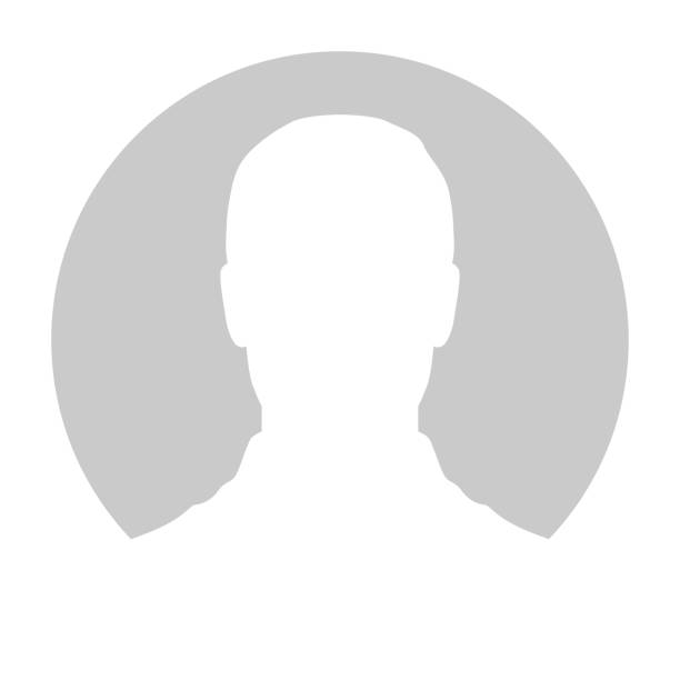 Profile Placeholder image. Gray silhouette no photo of a person on the avatar. The default pic is used for web design.